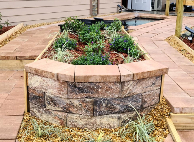 outdoor residential landscaping